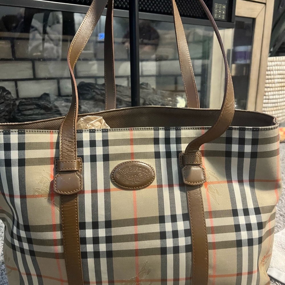Burberry Haymarket Check Tote